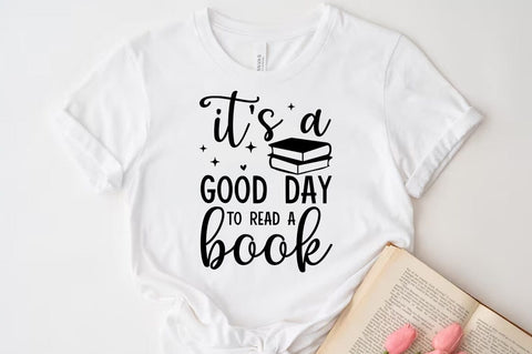 It's a good day to read a book, Reading SVG SVG FiveStarCrafting 
