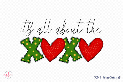 It's All About the Xoxo - Valentines Day Sublimation Sublimation CraftLabSVG 