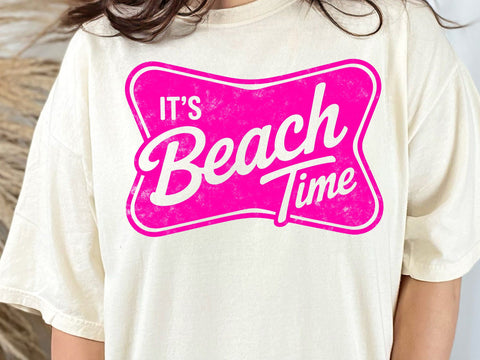 It's Beach Time PNG SVG, Distressed Beach Life Shirt SVG DesignDestine 