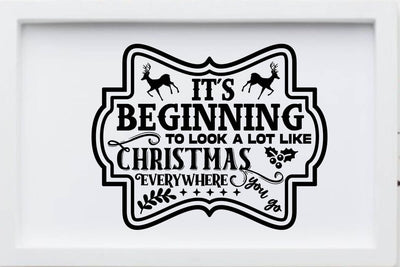 Its beginning to look a lot like christmas everywhere you go SVG Angelina750 