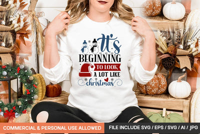 It's Beginning To Look A Lot Like Christmas svg design SVG designmaster24 
