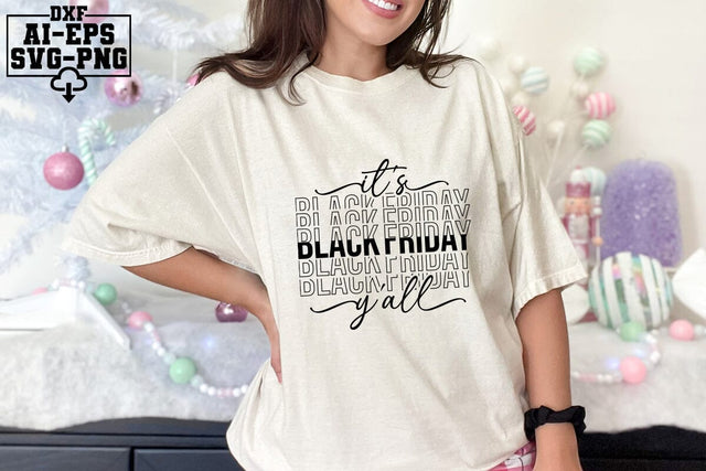 It's Black Friday Y'all Svg Cut Files Creative Art SVG CraftlabSvg55 