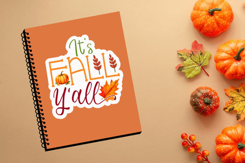 Its fall yall Sticker Design Sublimation Regulrcrative 