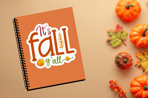 Its fall yall Sticker Design SVG Regulrcrative 