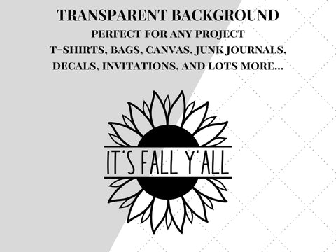 It's Fall Y'all SVG | Sunflower PNG SVG Paige Cole Studio 