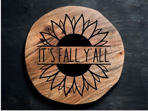 It's Fall Y'all SVG | Sunflower PNG SVG Paige Cole Studio 