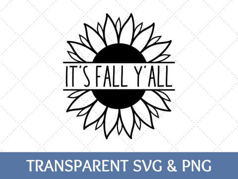 It's Fall Y'all SVG | Sunflower PNG SVG Paige Cole Studio 