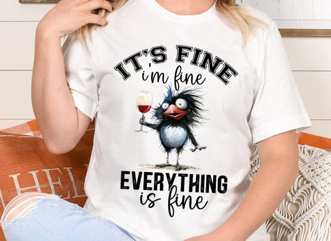It's Fine I'm Fine Everything is Fine SVG CraftingStudio 