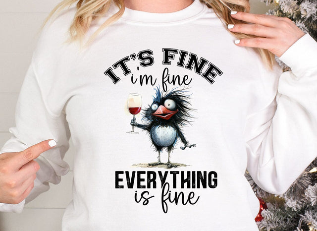 It's Fine I'm Fine Everything is Fine SVG CraftingStudio 