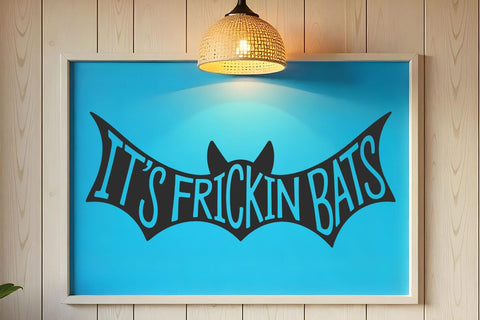 Its Frickin Bats SVG PNG, Halloween Sleeve svg, Trendy Halloween svg SVG DesignDestine 