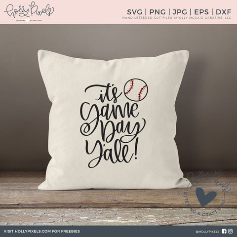 It's Game Day Y'all! Southern Baseball SVG Design for Baseball Mom SVG Ikonart Design Shop 