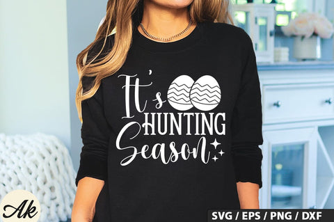 It's Hunting Season SVG And Sticker PNG Design SVG akazaddesign 
