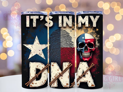 It's in My DNA Tumbler, 20oz Sublimation Wrap, Inspirational Drinkware, Unique Tumbler Design, DNA Theme Tumbler, Digital Download, Custom Tumbler Art, Science Lover Gift Sublimation SvggirlplusArt 