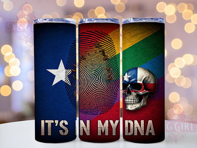 It's in My DNA Tumbler, 20oz Sublimation Wrap, Inspirational Drinkware, Unique Tumbler Design, DNA Theme Tumbler, Digital Download, Custom Tumbler Art, Science Lover Gift Sublimation SvggirlplusArt 