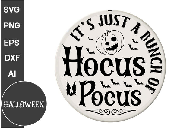 It's just a bunch of hocus pocus SVG, Halloween SVG, Retro Halloween SVG, Halloween SVG Design SVG DesignPlante 503 