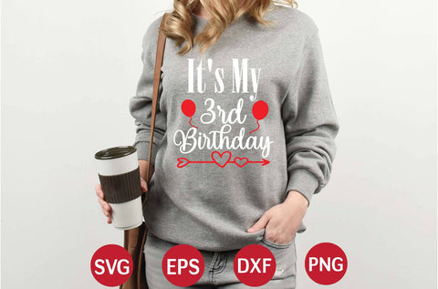 It's My 3rd Birthday svg SVG designer krishna 