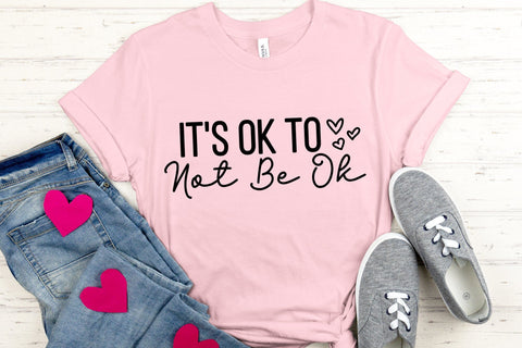 It's Ok to Not Be Ok | Mental Health SVG Cut File SVG CraftLabSVG 