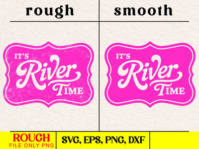 It's river time png, distressed river png, river life png, pink river time png, trendy river time shirt SVG DesignDestine 