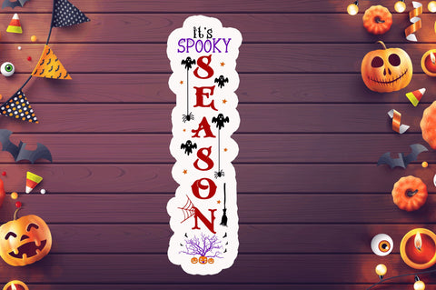 Its spooky season Stickers Design Sublimation Regulrcrative 