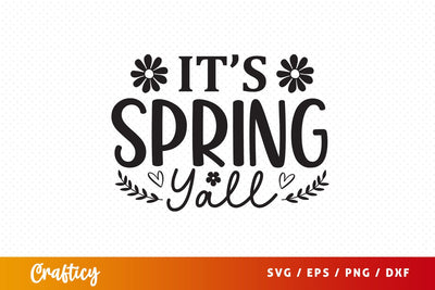 Its spring yall svg Design SVG Designangry 