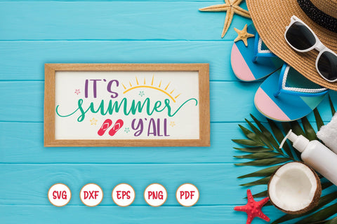 It's Summer Y'all Sign SVG File SVG CraftLabSVG 