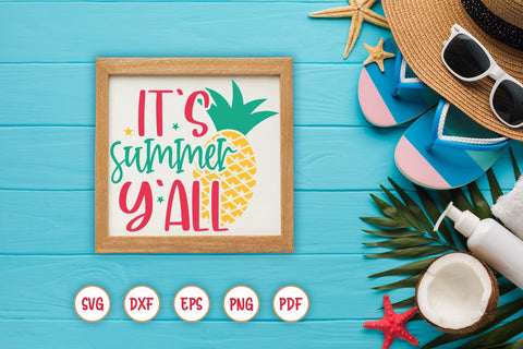It's Summer Y'all Sign SVG SVG CraftLabSVG 