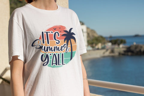 It's Summer Y'all, Summer Sublimation Sublimation CraftLabSVG 