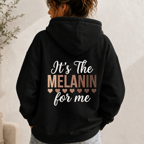 It's The Melanin For Me Embroidery Design – Black Girl Magic Melanin Pride Typography Machine Embroidery File Embroidery/Applique DESIGNS PatternFeed8 