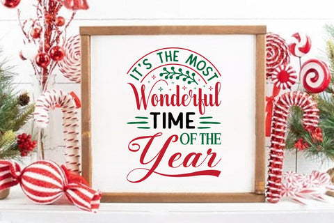 Its The Most Wonderful Time Of The Year SVG Angelina750 