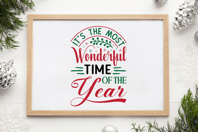 Its The Most Wonderful Time Of The Year SVG Angelina750 