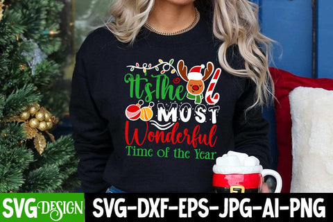 It's The Most Wonderful Time of the Year SVG Cut File, It's The Most Wonderful Time of the Year SVG Quotes , It's The Most Wonderful Time of the Year PNG SVG BlackCatsMedia 