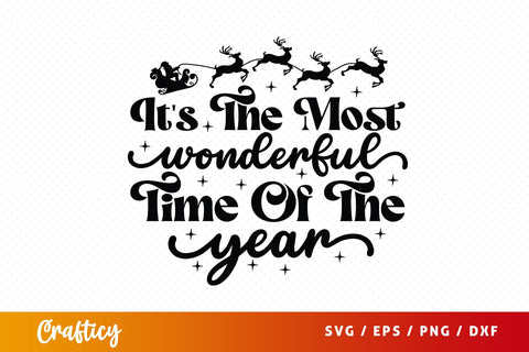Its The Most Wonderful Time Of The Year SVG Design SVG Designangry 
