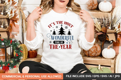 It's The Most Wonderful Time Of The Year svg design SVG designmaster24 