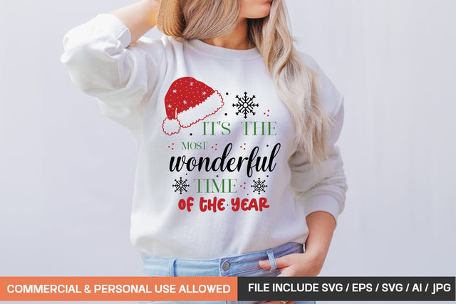It's The Most Wonderful Time Of The Year Svg Design SVG designmaster24 