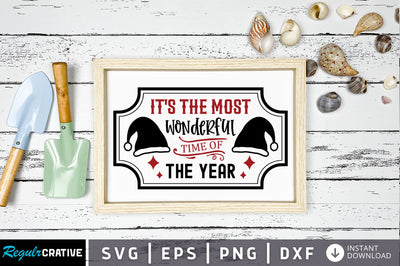 Its the most wonderful time of the year svg design SVG Regulrcrative 