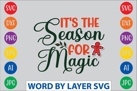 It's The Season For Magic svg design SVG Rafiqul20606 