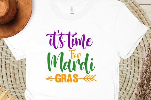 its time for mardi gras Svg Design SVG Regulrcrative 