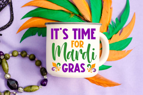 its time for mardi gras Svg Design SVG Regulrcrative 