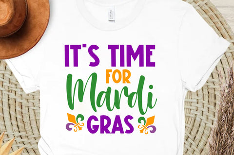 its time for mardi gras Svg Design SVG Regulrcrative 