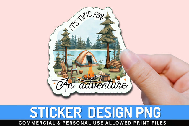 Its time for Sticker Design Sublimation Regulrcrative 