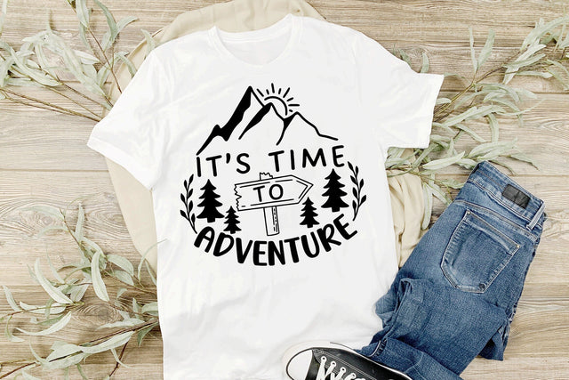 It's Time To Adventure SVG Stencil File SVG Ikonart Design Shop 