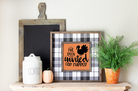 I've Been Invited To Supper Thanksgiving SVG SVG Pickled Thistle Creative 