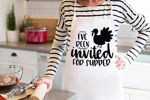 I've Been Invited To Supper Thanksgiving SVG SVG Pickled Thistle Creative 