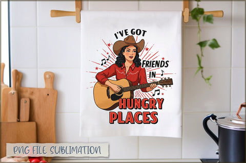 I've got friends in hungry places Towel Sublimation Shetara Begum 