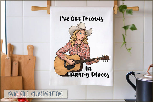 I've got friends in hungry places Towel Sublimation Shetara Begum 