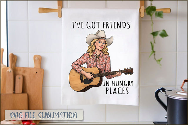 I've got friends in hungry places Towel Sublimation Shetara Begum 