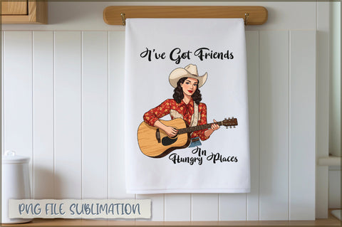 I've got friends in hungry places Towel Sublimation Shetara Begum 