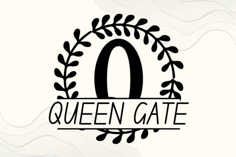 Ivorygate Split Monogram Font Font Dm Letter Studio 