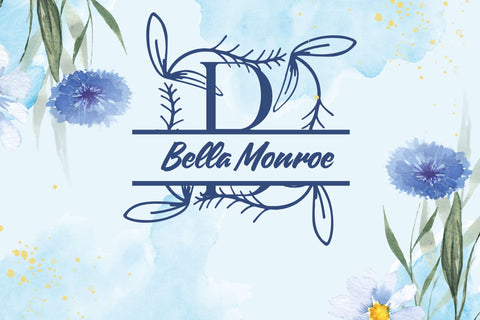 Ivy Whisper Split Monogram Font Dm Letter Studio 