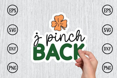 j pinch back sticker svg design SVG sk.swapon Roy 